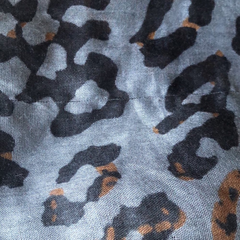 Extra Large Leopard Printed Scarf - image 4